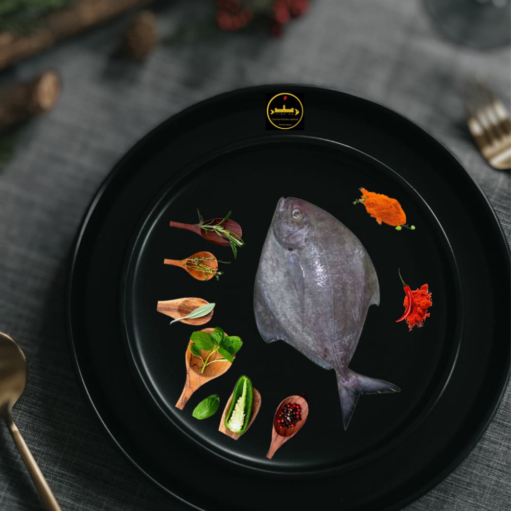 Black Promfret - கருப்பு வவ்வால் -1 kg