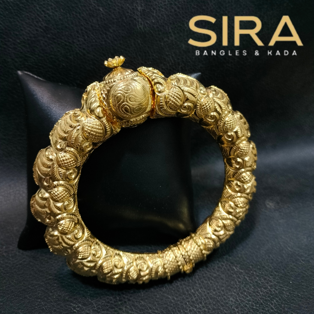 Nakashi  Mens Premium Kada by SIRA 40GMS 1PC 22KT