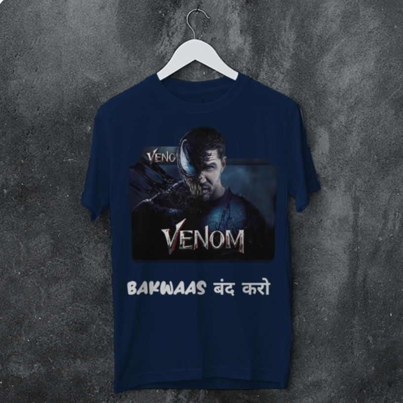 Venom Attitude T-shirt With Logo For Men