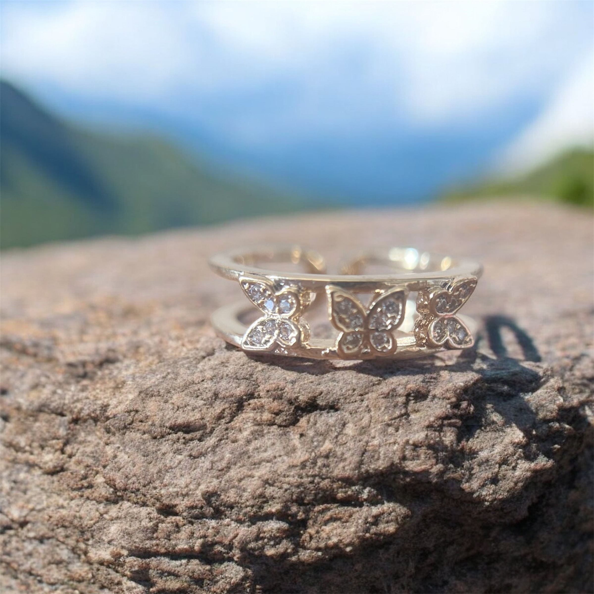 Butterfly Trio Ring