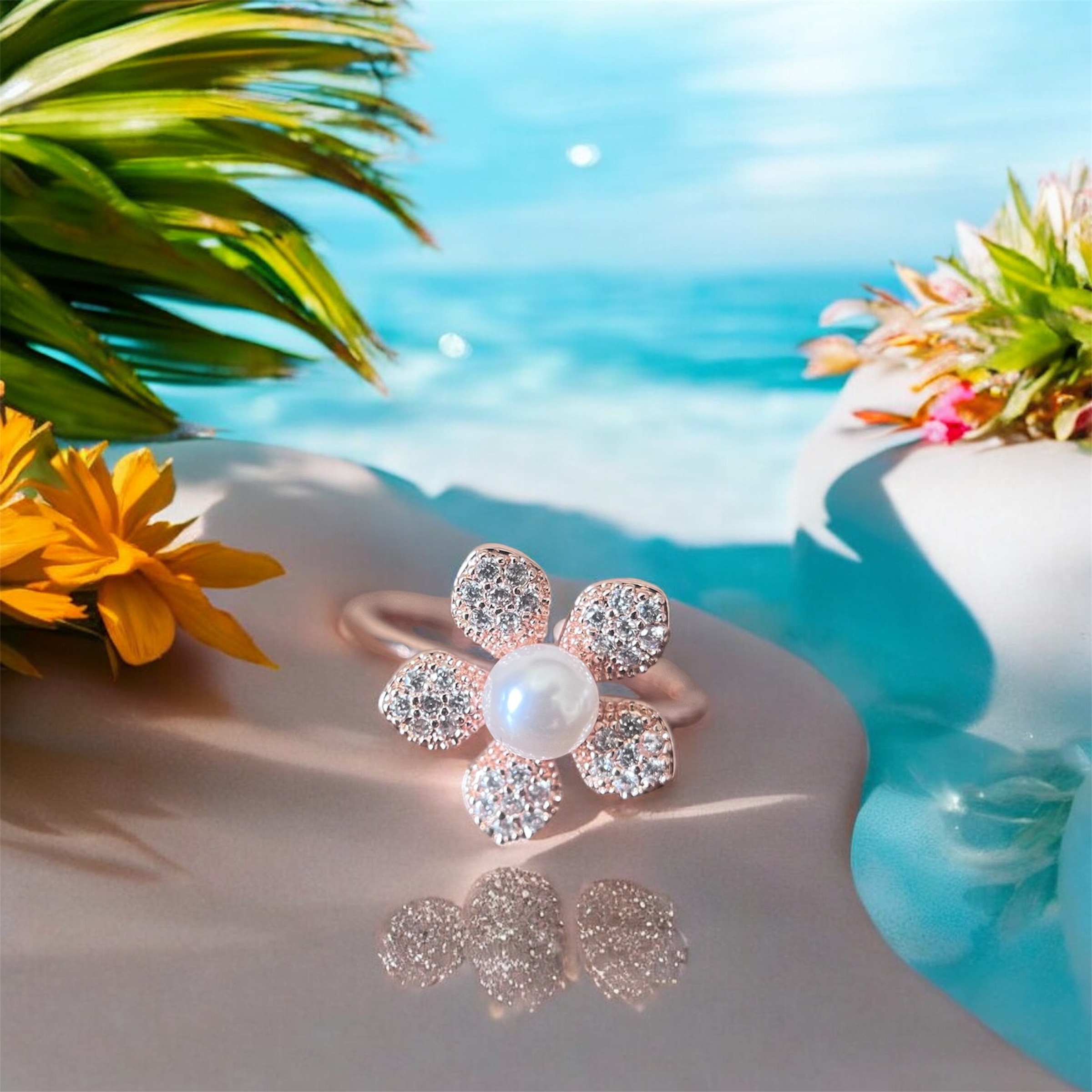 Pearly Periwinkle Ring