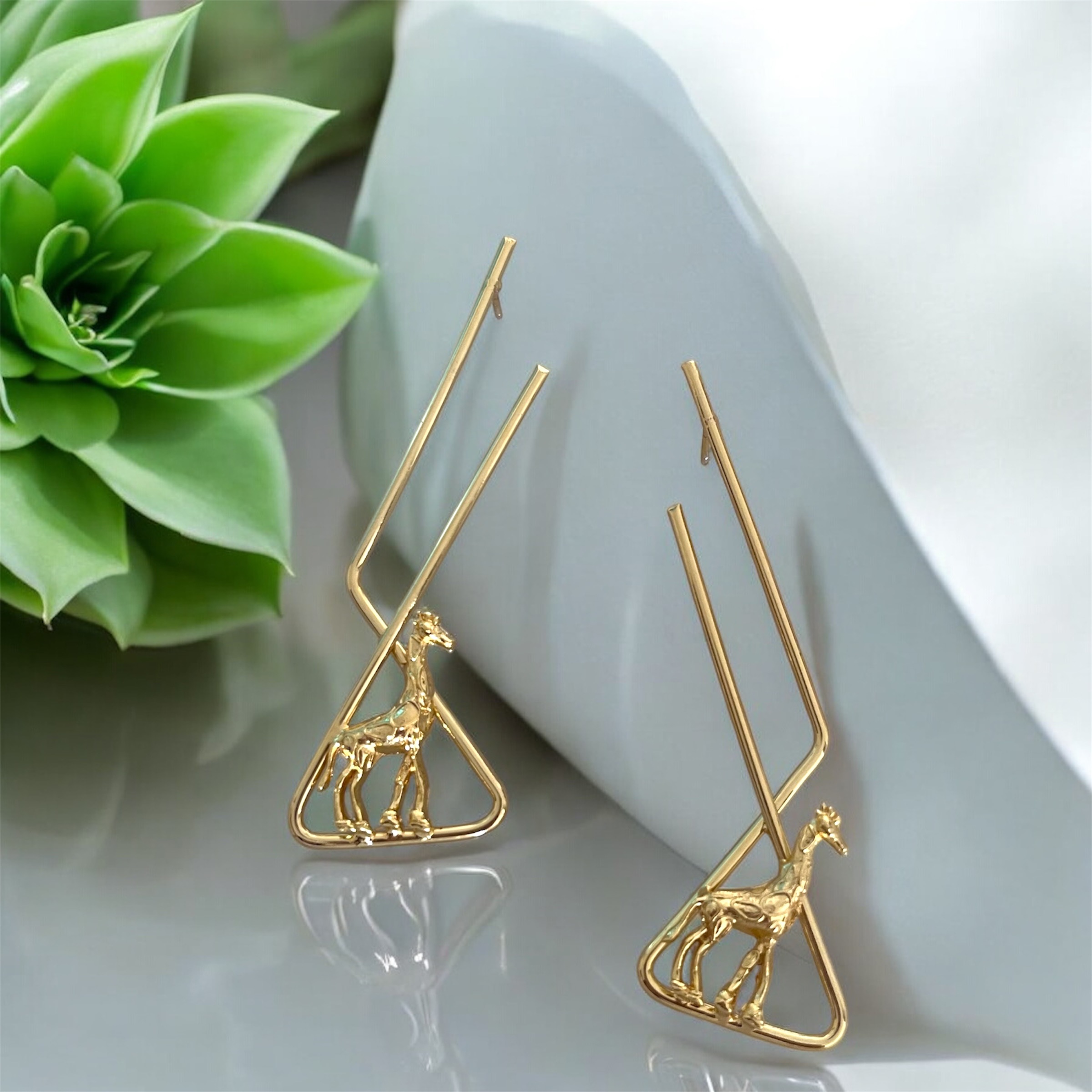 Into The Wild - Giraffe Earrings