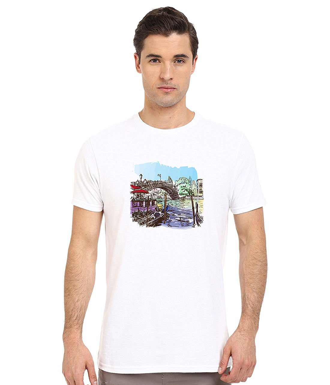 Double F Round Neck T-shirts For men's