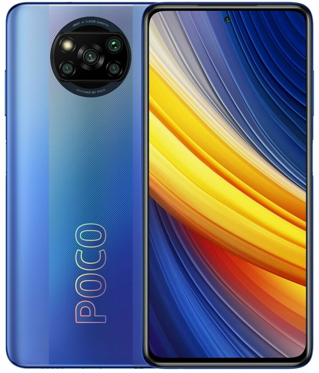 POCO X3 Cobalt Blue 8 GB RAM 128 GB Storage Refurbished