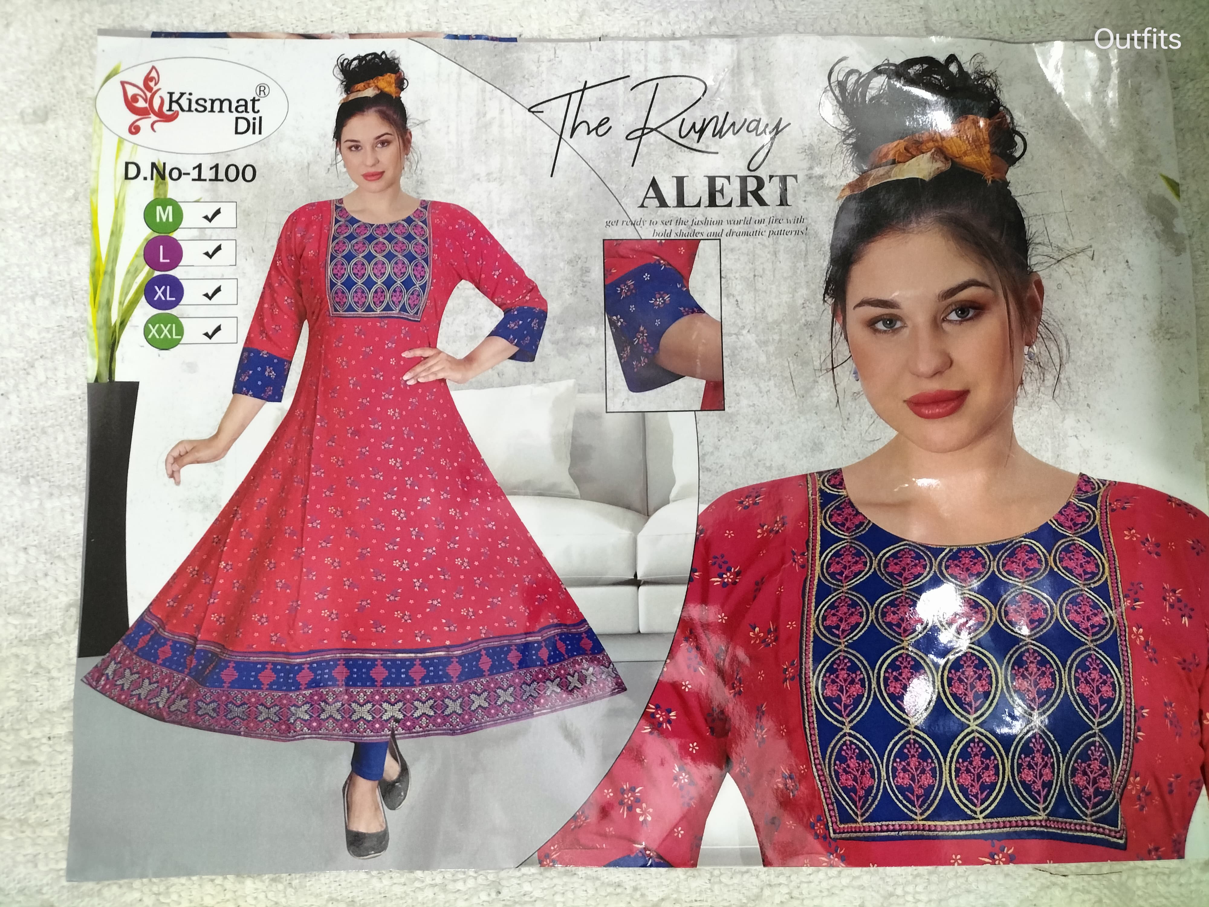 Long Anarkali Georgette Kurtis for Women | Stylish Girls Kurta Gown