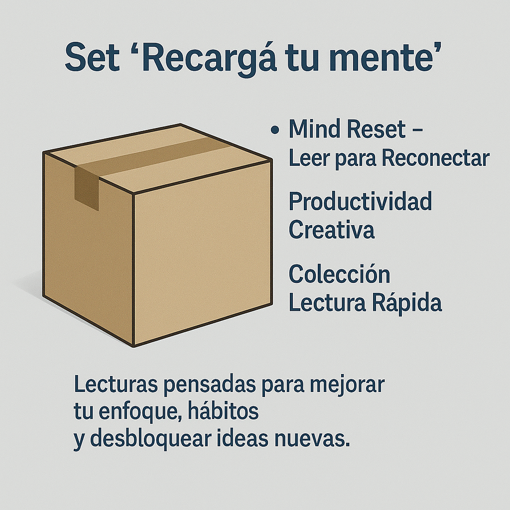 Set “Recargá tu mente”