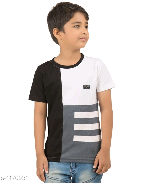 Doodle Classy Cotton Spandex Boy's T-Shirt Vol 1