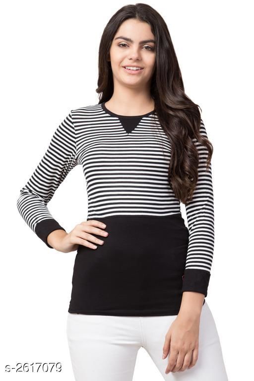 Attractive 100% Cotton Women's T-Shirt 