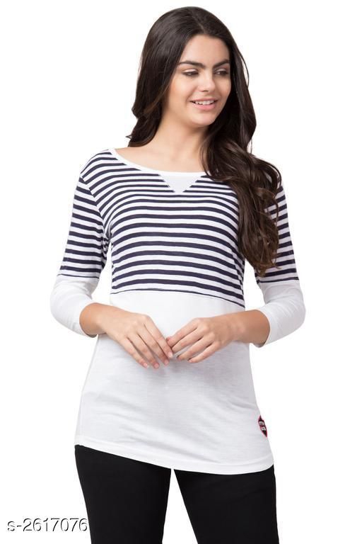 Attractive 100% Cotton Women's T-Shirt 