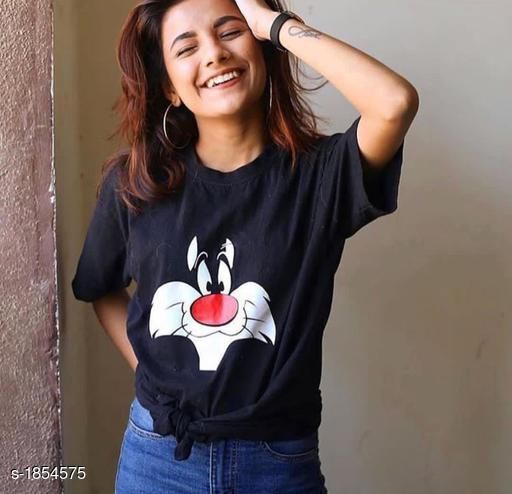 Stylish Cotton Women's T-Shirt 