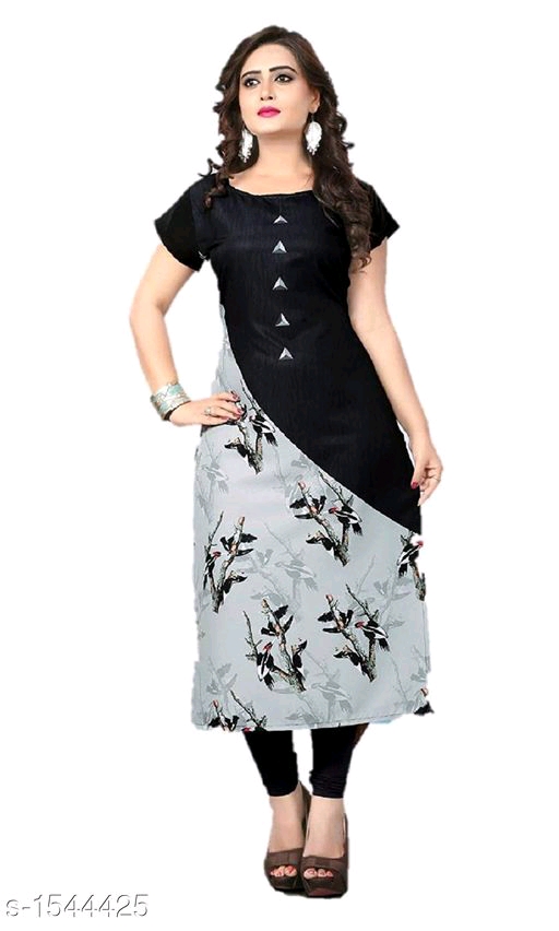 Women Printed Crepe Kurti