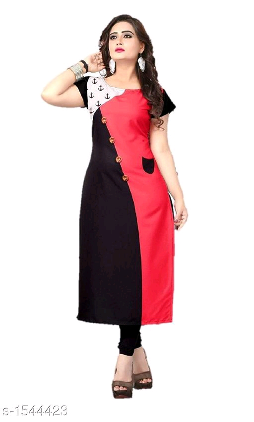 Women Printed Crepe Kurti