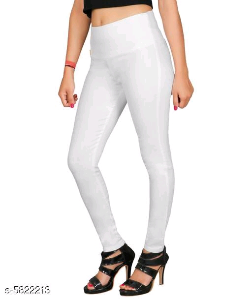 White Latest Denim Women Jeans  