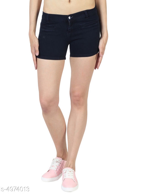 Trendy Denim Women's Shorts 
