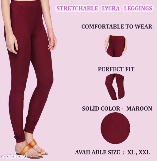 Women's Cotton Lycra Legging 