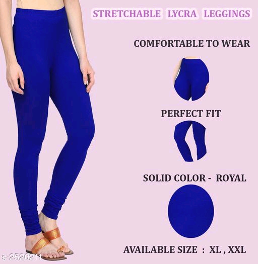 Women's Cotton Lycra Legging 