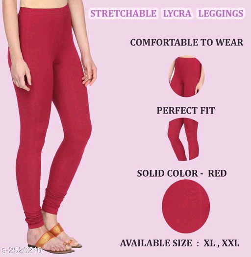 Women's Cotton Lycra Legging 