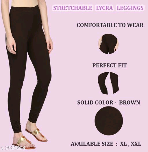 Women's Cotton Lycra Legging 