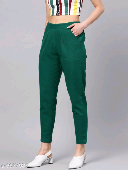 Stylish Cotton Flax Trouser