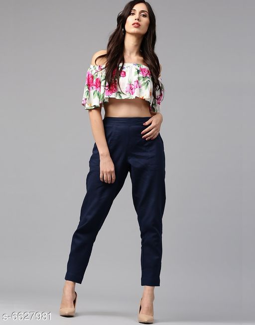 Stylish Cotton Flax Trouser