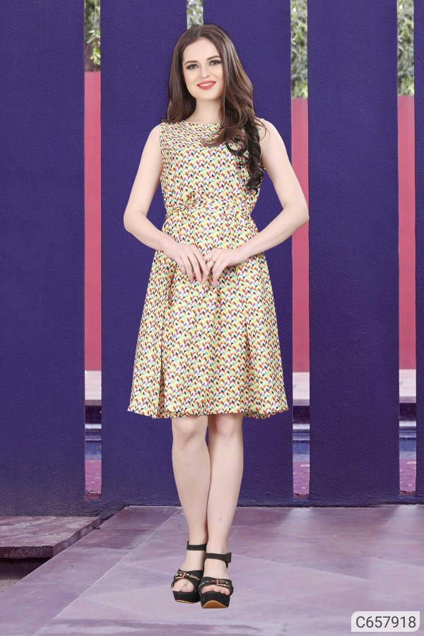Women's Printed American Crepe Dresses