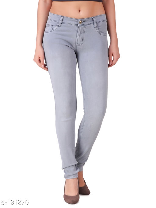 Trendy Poly Cotton Jeans