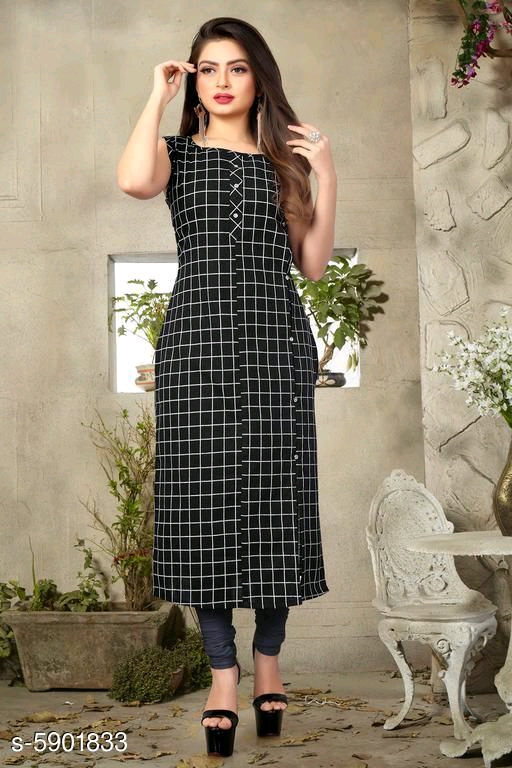Women's Printed Cotton Kurtis  