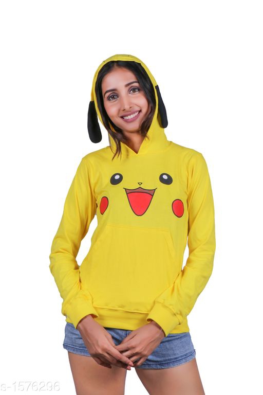 Fancy Stylish Knit Cotton Women's Sweatshirts Vol 1 hoodie