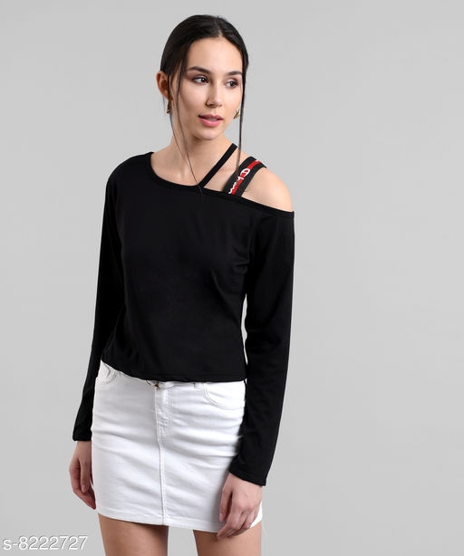 SHIV-BLCK SNGL LUV NCK BND TOP