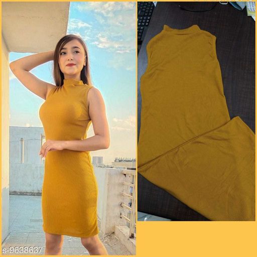 New Classy Party Wear Cut Sleeves Dress