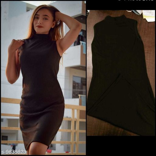 New Classy Party Wear Cut Sleeves Dress