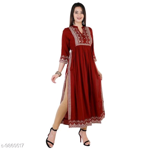 Beautiful Gown Style Long Kurti for Women's  