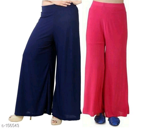 Stylish Lycra Palazzo Pants Combo