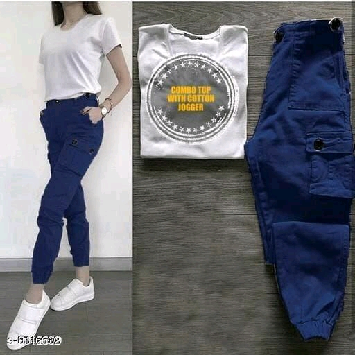 Stylish Rayon Women Top & Bottom Sets Top