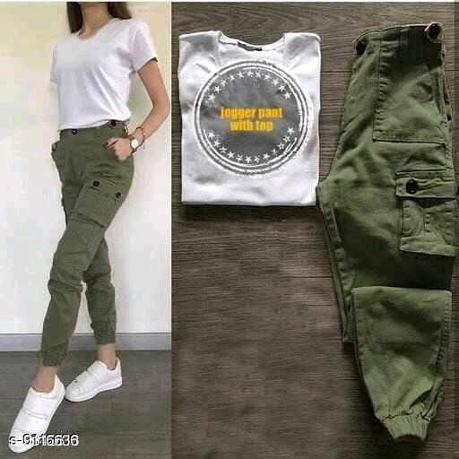 Stylish Rayon Women Top & Bottom Sets