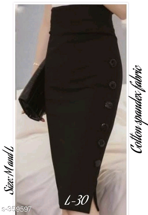 Beautiful Cotton Spandex Skirt 