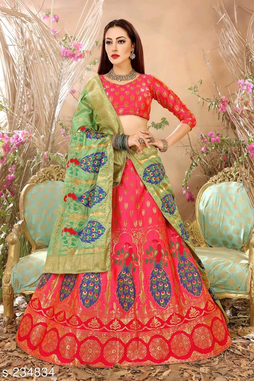 Magnificent Banarasi Silk Lehenga 