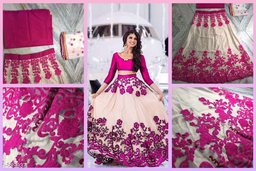 Gorgeous Net Embroidered Lehenga Choli