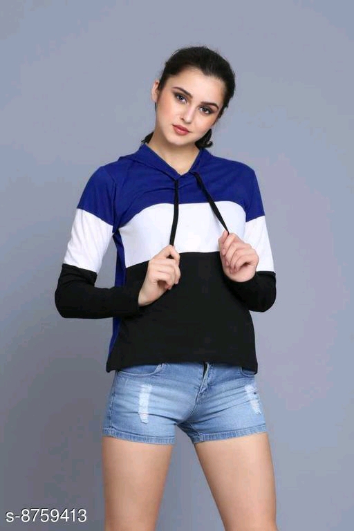 Women Royal Blue Sweart Shirt 