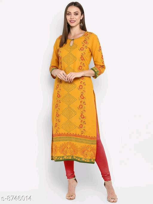 Women's Printed Cotton Kurti