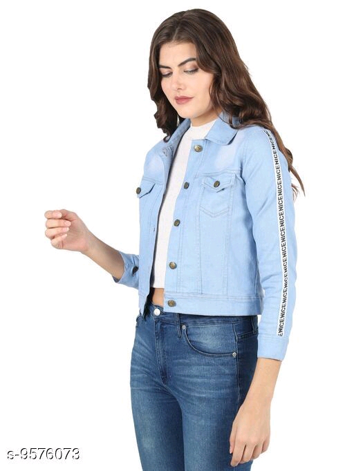 Fancy Denim Jacket For Women 