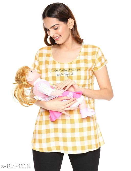 Pretty Sensational Women Maternity Dresses & feeding top