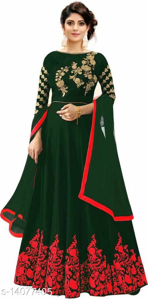 Trendy Gowns Fabric: Satin Dupatta 