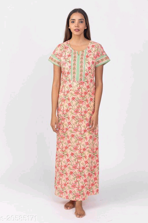 Kasya Comfy Jaipur Cotton Nighties 