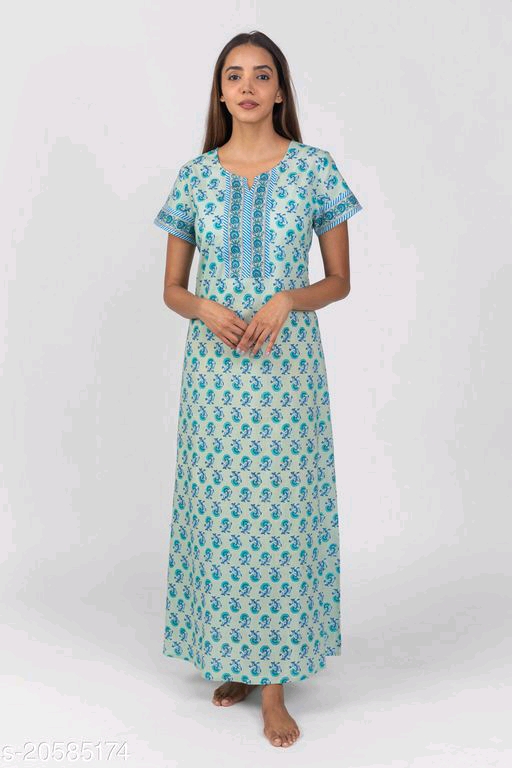 Kasya Comfy Jaipur Cotton Nighties 