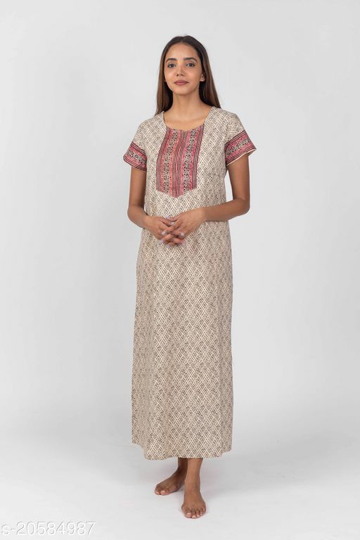 Kasya Comfy Jaipur Cotton Nighties