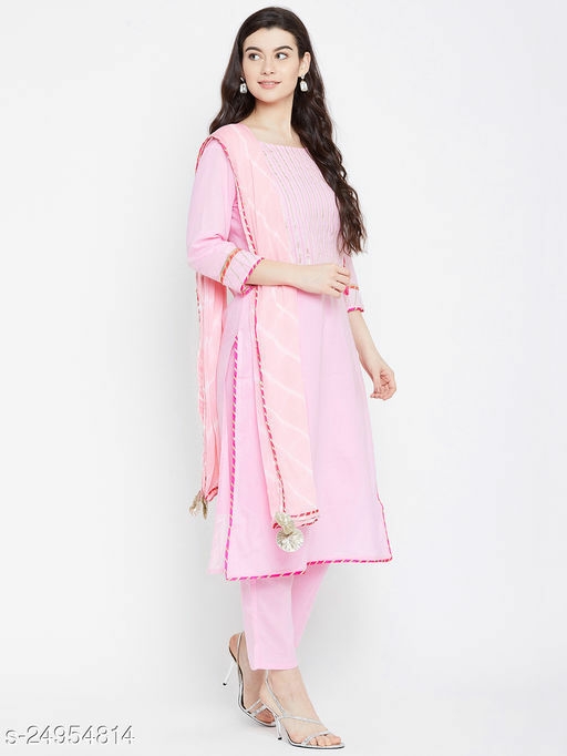 Prakhya Beautiful Embroidered Kurta Set With Duppatta 